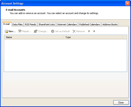 Tools > Account Settingsï¿½” src=”http://www.internode.on.net/media/images/support/guides/email/windows/outlook2007/outlook-2007-1.png”/></p><h3> Step 3</h3><ul><li> The <strong>Account Settings</strong> window will open. Click <strong>New&hellip;</strong> at the top-left to open the Add New E-Mail Account wizard.<strong><br/> </strong></li></ul><p><img fetchpriority=