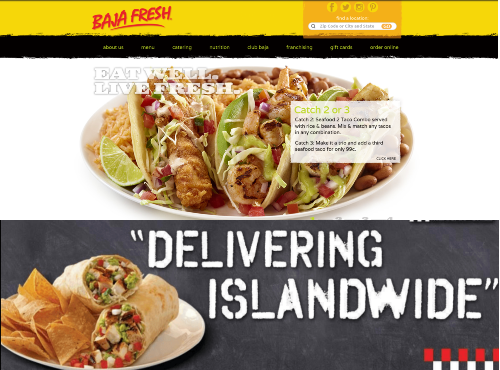 Food ordering website development