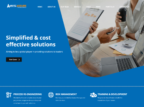 Website designing for Financial Advisors